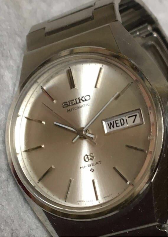 ビンテージ 中古現状販売SEIKO腕時計 GRAND SEIKO HI-BEAT AUTOMATIC (自動巻 )5646-8000 ブレス後付け未使用品
