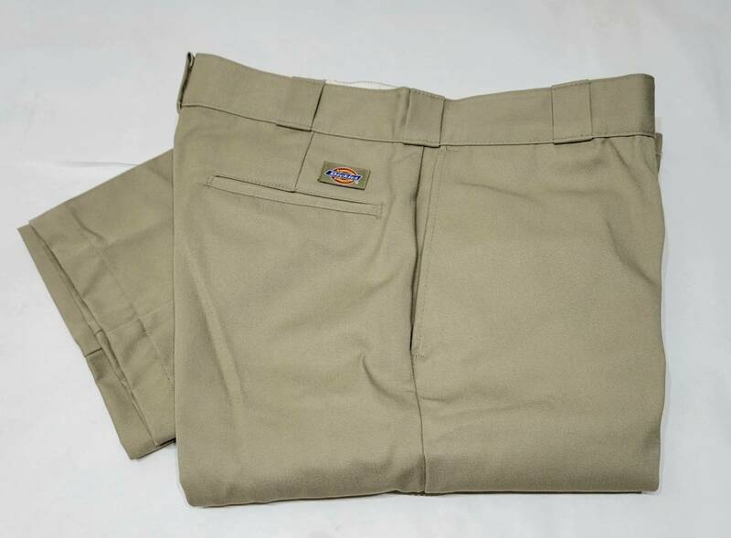 美品 90s USA製 DICKIES 874 ワークパンツ 42talon 42タロン w32 ディッキーズ チノパンツ ベージュ 90年代 アメリカ製 ビンテージ