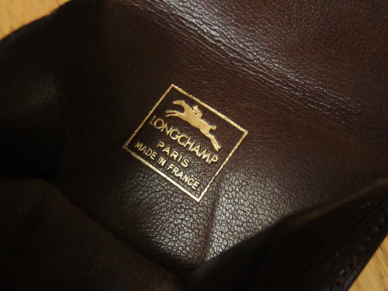 Longchamp 　ロンシャン 　スクエアータイプ　コインケース　1.8万円　スマホ決済時代のマストなアイテム　上質フレンチカーフ