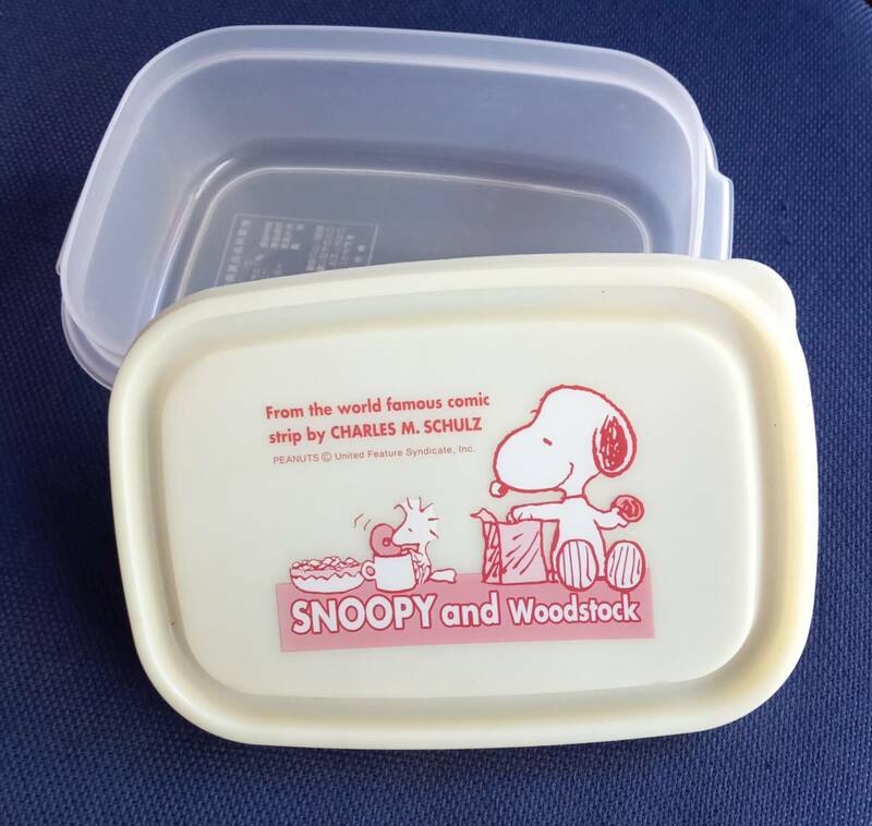 タッパー　弁当箱　スヌーピー　日本製　タッパ　ランチボックス　レトロ　弁当　SNOOPY　PEANUTS　707番