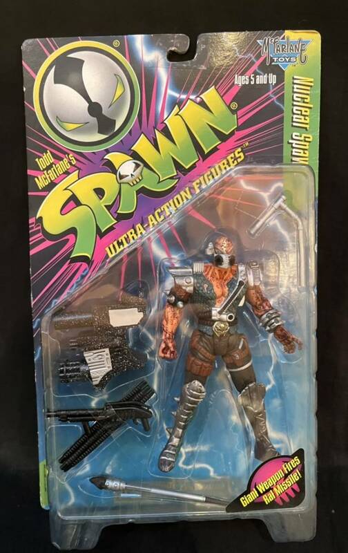 未開封 デッドストック NUCLEAR SPAWN TODD McFARLANE'S SPAWN 90s マクファーレン スポーン USA レア ビンテージ 希少 ソフビ フィギュア