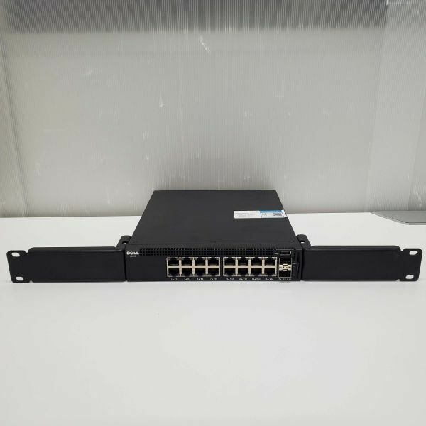 ＠T0356【初期化動作確認済み】 DELL Networking X1018/1GbE/L3 Switch/16ポート＋SFP2ポート