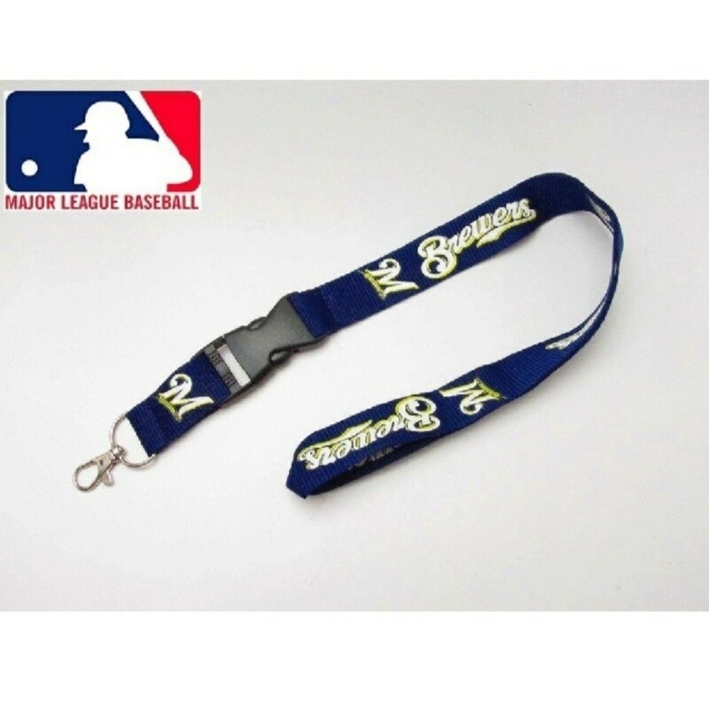 新品 MLB 携帯ストラップ ネックストラップ ミルウォーキー ブリュワーズ