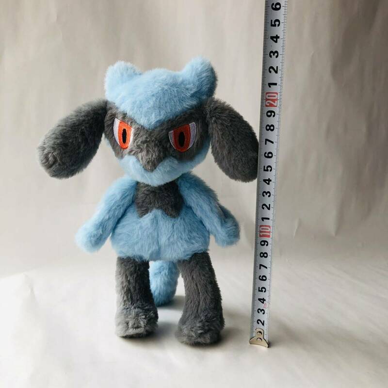 ●送料300円〜 ポケモン くたくたたった ! リオル 23cm 立つ ぬいぐるみ 中古 ポケットモンスター タカラトミーアーツ 検索: ルカリオ 629