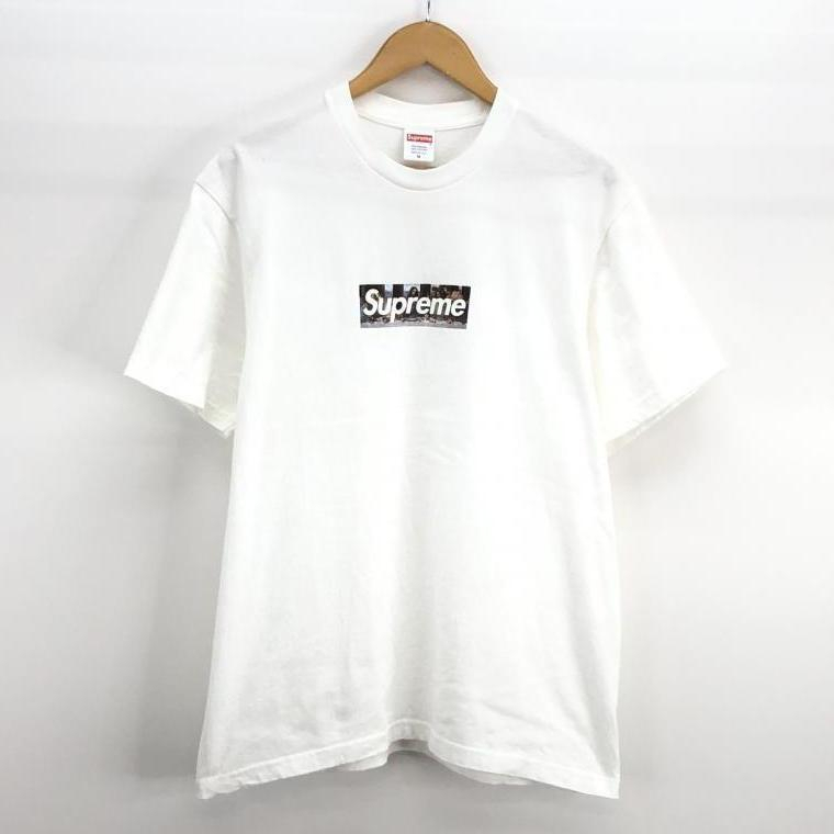 【中古】Supreme 21SS Milan Box Logo Tee Tシャツ M ホワイト シュプリーム ミラノボックスロゴティー[240010393750]