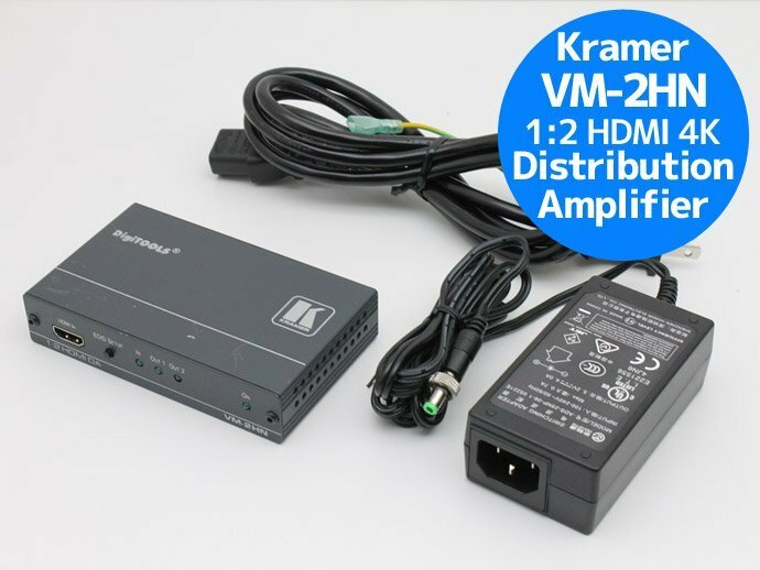 送料無料♪Kramer VM-2HN 1:2 HDMI 4K Distribution Amplifier クレイマー HDMI分配器 P55N