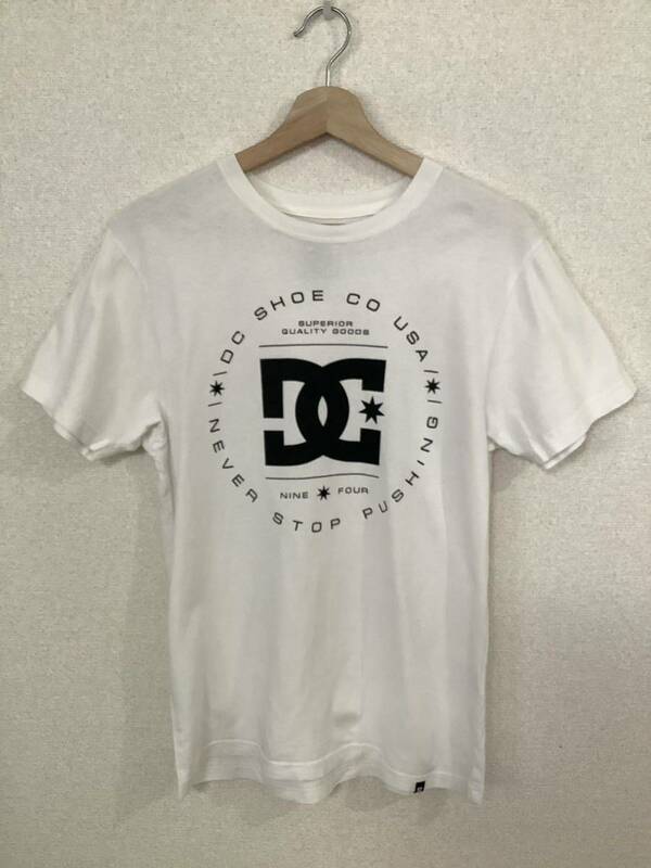 DC DCSHOE CO ディーシーシューズ　ロゴプリントTシャツ　ストリート　半袖Tシャツ　スケーター　メンズ　古着　S