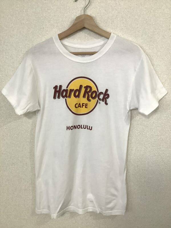 HARDROCK CAFE HONOLULU ハードロックカフェ　ホノルル　ロゴプリントTシャツ　半袖Tシャツ　古着　アメカジ