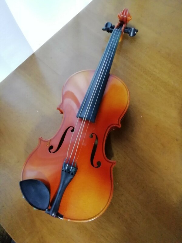 本体のみ SUZUKI No.220 バイオリン 子ども用 1/8 Anno 1992年 VOLIN 弦楽器 置物 インテリア ディスプレイ 送料込み