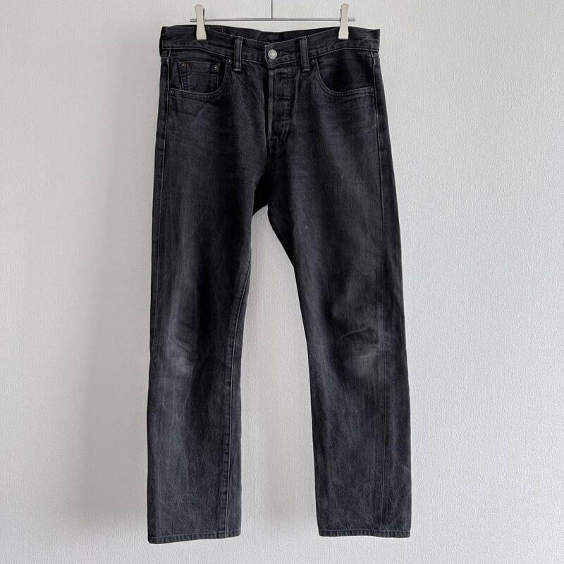 Levi's リーバイス501 ブラックデニム ジーンズ W29 L32 古着