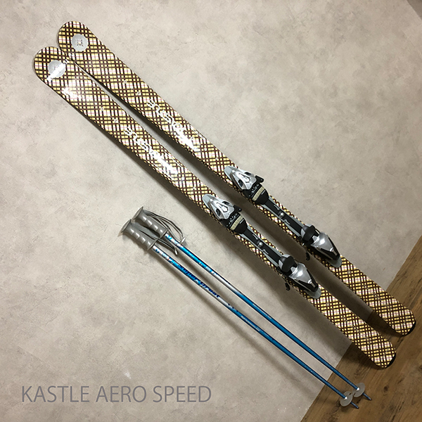 KASTLE ケスレー カービング スキー AERO SPEED 7.9W 160cm エアロ スピード ビンディング ストック 札幌