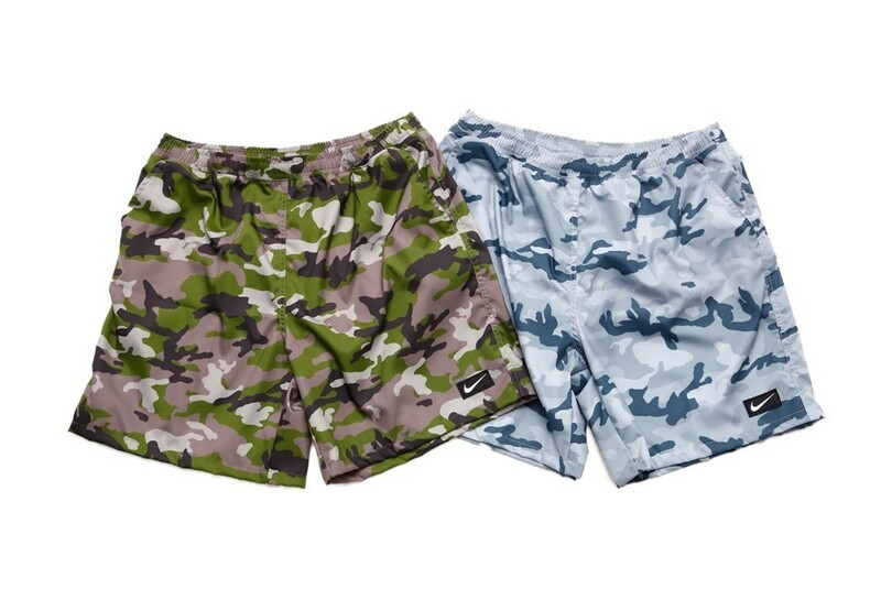 サイズ：M　二枚セット　NIKE SWIM (License by Footmark)Camo Surf Shorts　ナイキ　サーフパンツ　ショートパンツ　スイミングパンツ