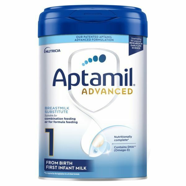 【800g 1個・新生児から】Aptamil ADVANCED 1 MILK (アプタミルアドバンスト) 乳児用粉ミルク 【厳しい ヨーロッパ 基準の粉ミルク】