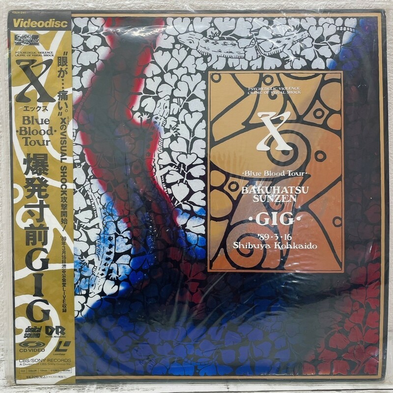 レア X JAPAN レコード 爆発寸前 GIG vibeodisc エックス・ジャパン 入手困難 59min 【2071】
