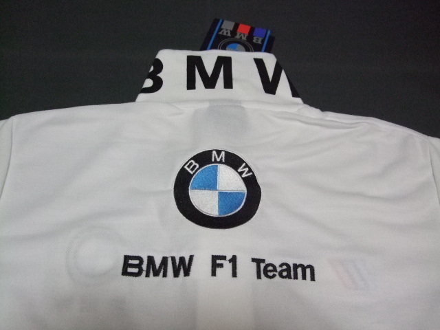 ★在庫一掃セールです★送料無料★必見★ＢＭＷ★F1★Team★M★Power★素敵～で★お洒落～で★綺麗～な★ポロシャツ★ホワイト★L★新品★