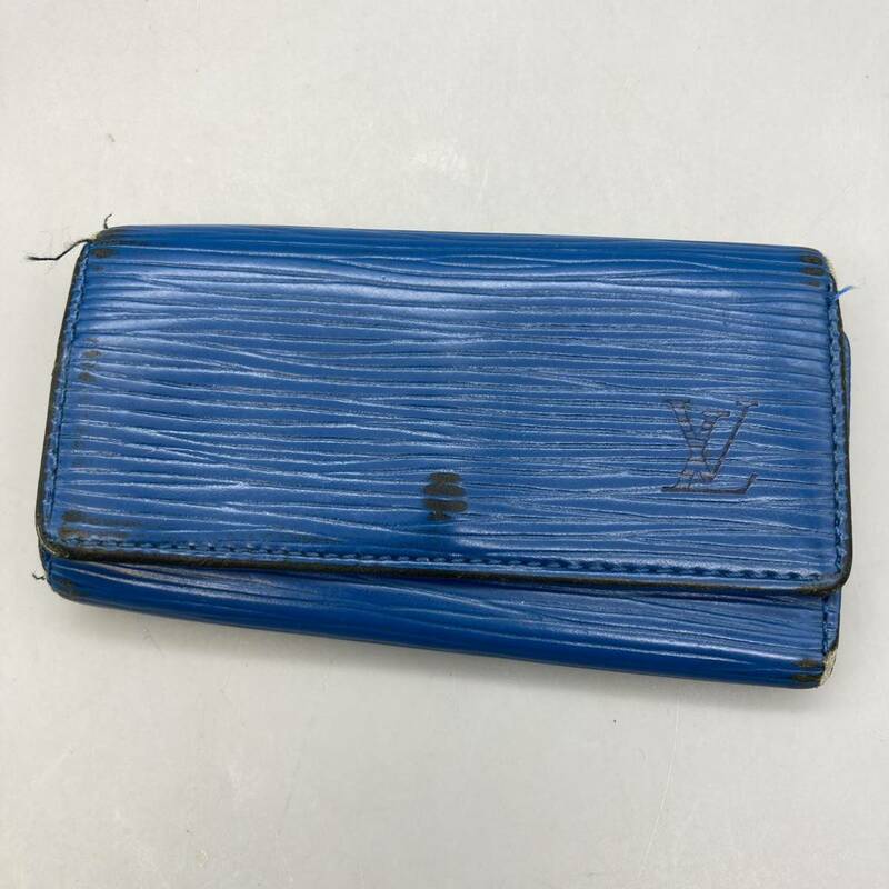 K06016 ルイヴィトン エピ 青色系 4連キーケース LOUIS VUITTON 