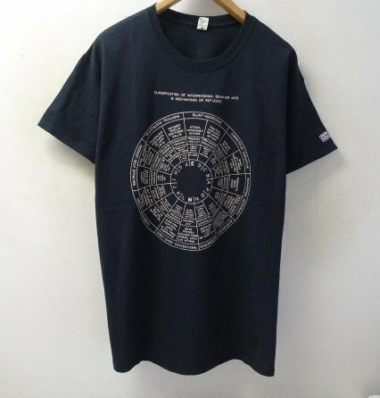 ◆ENDS and MEANS ENDS and MEANS/エンズアンドミーンズ サークルアートプリント Tシャツ サイズL