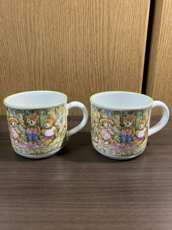 ▼ロイヤルウースター≪マグカップ 2個≫ROYAL WORCESTER ウースターベア クマ 熊