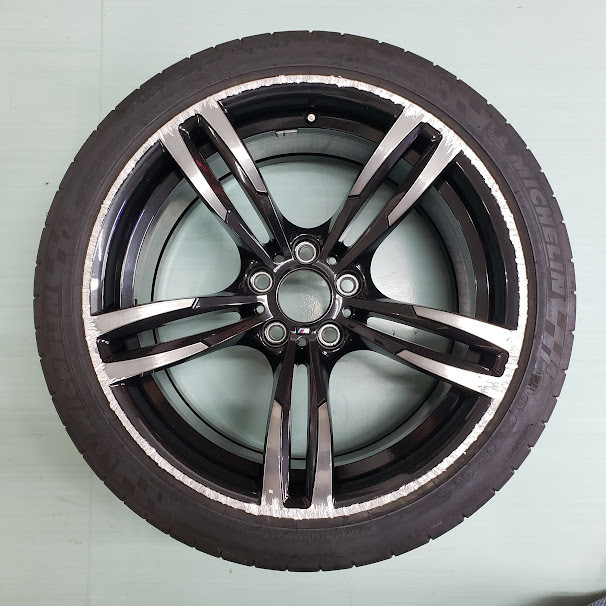BMW M4 F82 純正ホイール リア 19インチ MICHELIN Pilot sport ミシュラン パイロット スポーツ 275/35ZR19 ガリキズあり