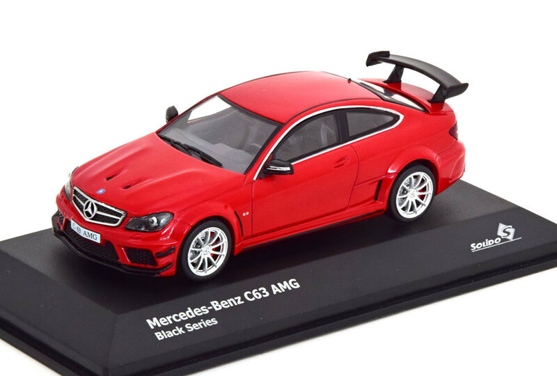 ★ソリド1/43メルセデスベンツC63 AMG クーペ ブラックシリーズ レッド☆