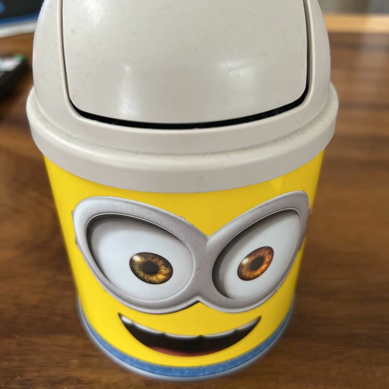 ☆USJ☆minions☆Bob☆ミニオンズ☆ミニオン☆ボブ☆ダストボックス型☆缶☆ごみ箱☆ユニバーサルスタジオジャパン 空き缶