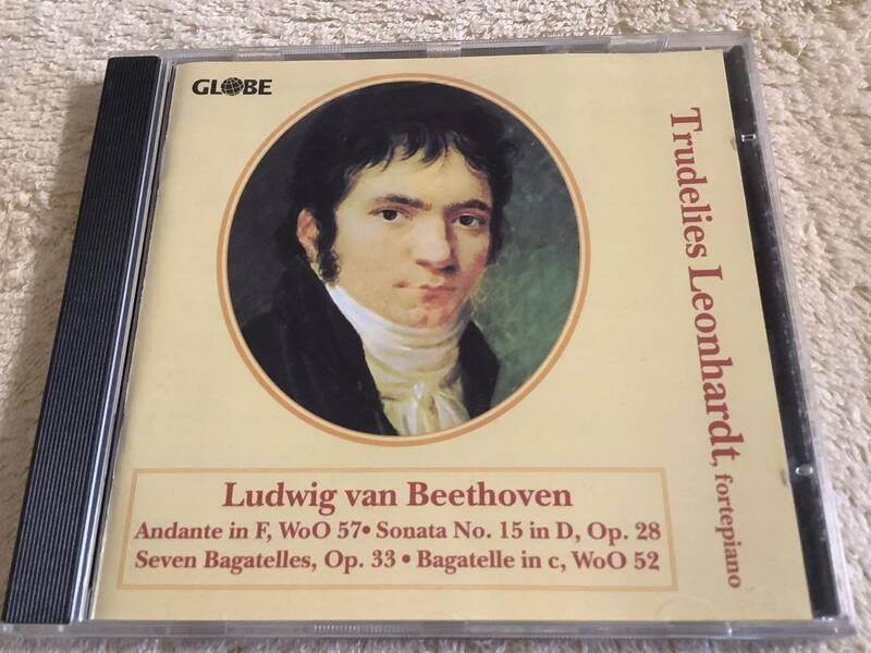 a 輸入盤 ベートーヴェン／ピアノ作品集 トゥルーデリーズ・レオンハルト Beethoven:Piano Works GLO 5158