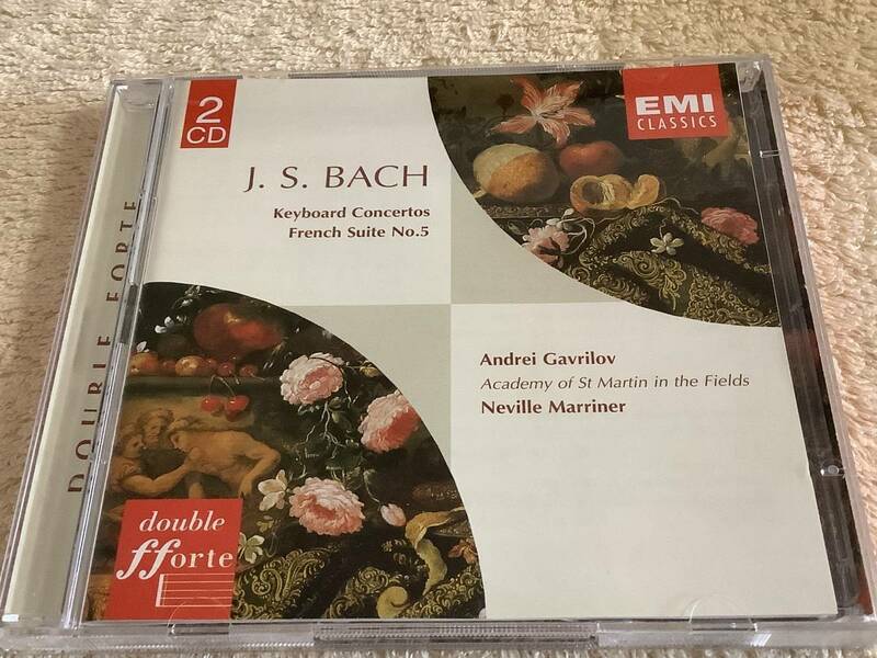 a 輸入盤 バッハ BACH: KEYBOARD CONCERTOS・FRENCH SUITE No.5 GAVRILOV・MARRINER / ガヴリーロフ・マリナー / 7243 5 73641 2 6