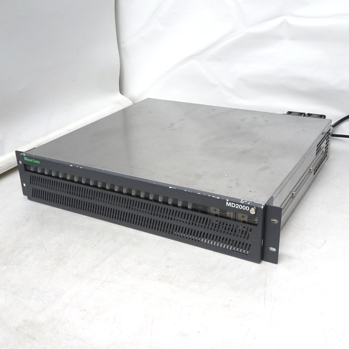 MEDIA LINKS MD2000 HDプロセッシングシステム（基盤20枚・2002DC*20枚/HD-SDI→SD-SDI&NTSC ダウンコンバータ）【中古/動作品】#342402