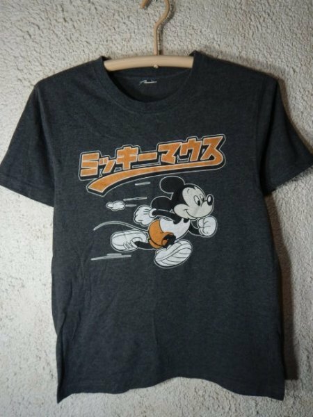 to6484　DISNEY　ディズニー　ミッキー　マウス　カタカナ　デザイン　半袖　tシャツ　人気　送料格安