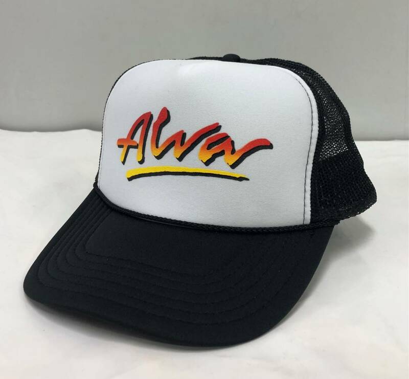 TONY ALVA(トニーアルバ)『TRUCKER CAP』BLACK/WHITE