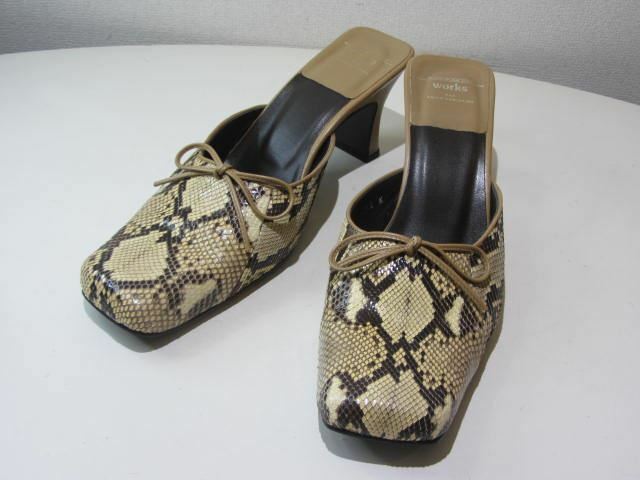 RABOKIGOSHI works　ラボキゴシワークス 　ミュール　熟練の靴職人の手仕事から作られた上品おしゃれきれいなミュール