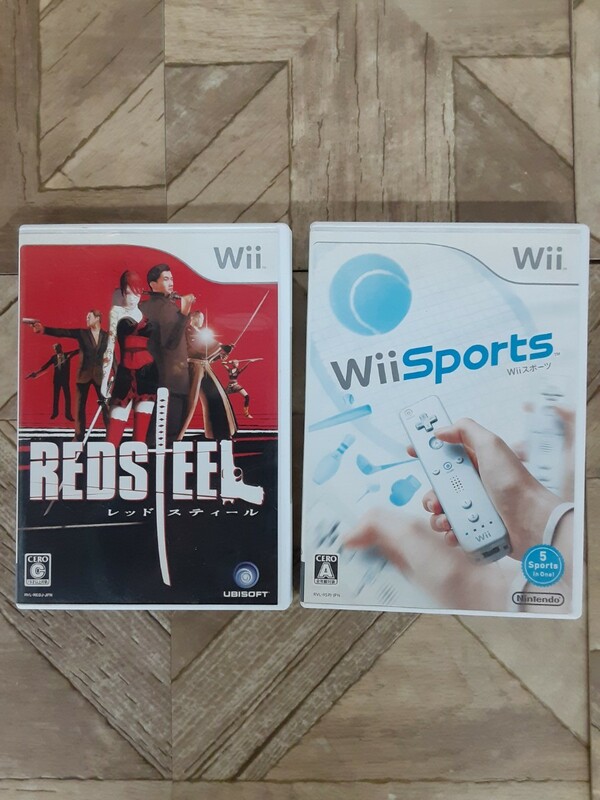 あ9】Wii ソフト RED STEEL レッドスティール/任天堂　ニンテンドー　WiiSports　Wiiスポーツ ゲーム Wiiソフト 現状