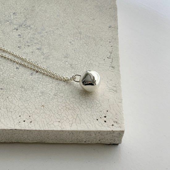 CHIEKO+ wonky ball necklace silver チエコプラス ネックレス