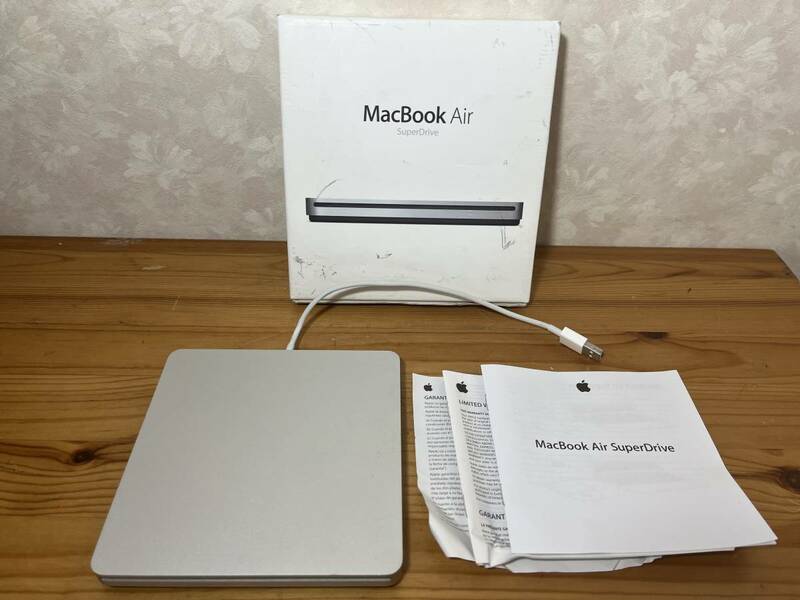 アップル純正 Apple MacBook Air SuperDrive A1379 USB スーパードライブ DVD バックアップ 0619-02