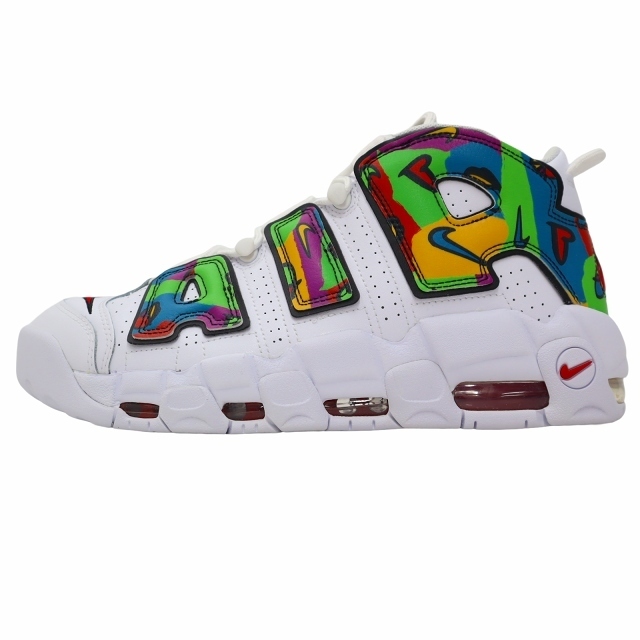 未使用品 ナイキ NIKE DM8150-100 AIR MORE UPTEMPO PEACE LOVE SWOOSH エア モア アップテンポ スニーカー 28.5cm