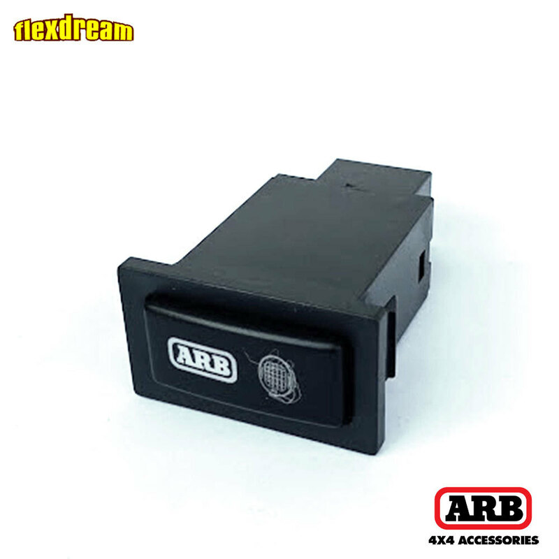 正規品 ARB ランクル80専用 インテンシティフォグランプ 横式 グリーンLED プッシュボタン T200HLC80ITG 「1」