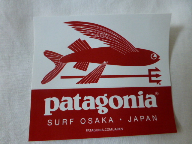 patagonia SURF OSAKA ・JAPAN フライングフィッシュ ステッカー surf osaka サーフ大阪 パタゴニア PATAGONIA patagonia