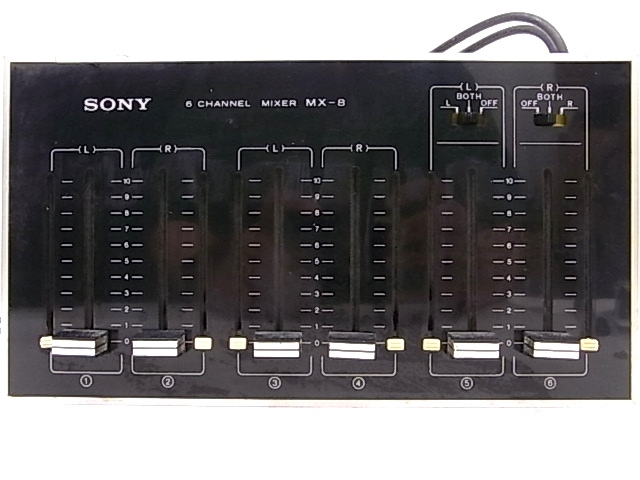 e9917　SONY　MX-8　ソニー　6チャンネル　ミキサー　ジャンク品