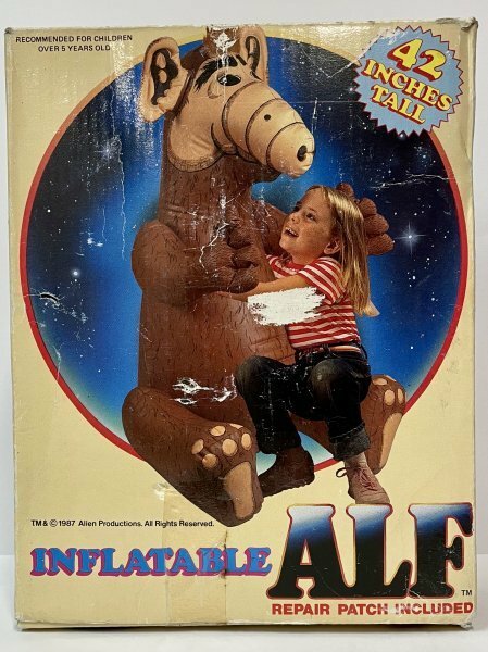 1987 ビンテージ アルフ インフレータブル フィギュア ALF 空ビ 人形 ヴィンテージ アメトイ アメリカントイ アメリカン雑貨