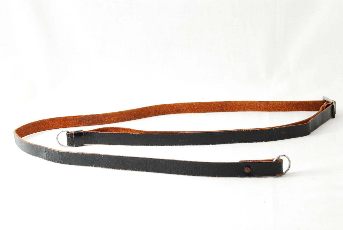 ☆レア☆LEICA ライカ レザー カメラ ストラップ ERNST LEITZ WETZLAR GERMANY ライツ 刻印入り M3 M4時代 初期タイプ 革 Camera Strap☆