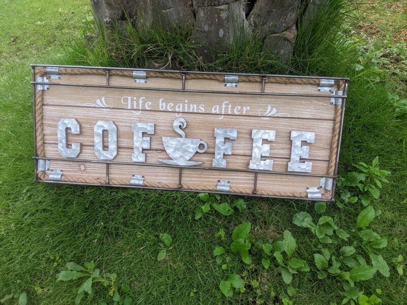 喫茶店 壁掛け看板② CAFE COFFEE 自立式看板 壁面看板2WAY #店舗什器 #海の見えるカフェ #山荘のカフェ #カフェ #キッチンカー