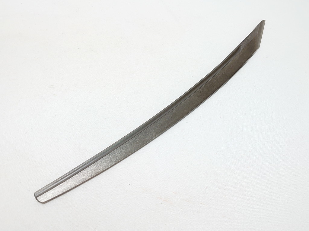 R-063328　藤原良明(加藤真平)作　切り出し　中子　平成元年十月日　全長315mm　小刀(短刀、ナイフ、刃物)(R-063328)