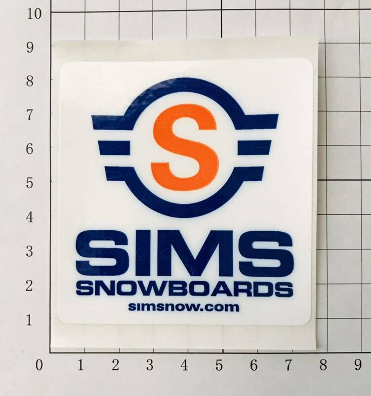SIMS SNOWBOARDERS SIMS SNOW ステッカー シムス スノーボード ステッカー