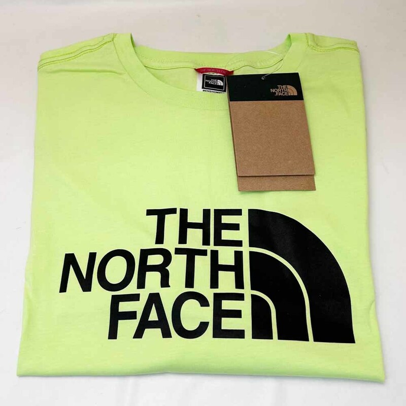 新品 THE NORTH FACE ノースフェイス 半袖Tシャツ NF0A2TX3HDD1 グリーン Lサイズ