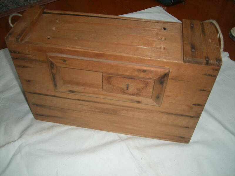 鮎　木製　おとり箱