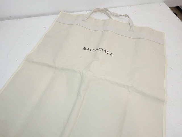 バレンシアガ BALENCIAGA ガーメントバッグ スーツ収納 持ち運び用 col.アイボリー キャンバス地