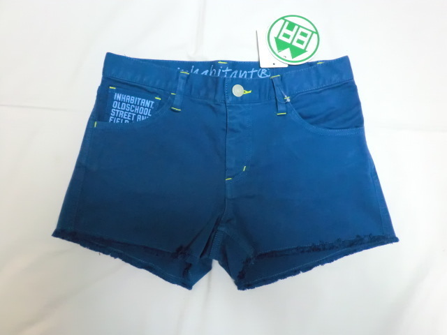 送料無料◆新品◆インハビタント SHORT PANTS◆(S)◆日本サイズ(M)相当◆IH322SP80-SB◆inhabitant ショートパンツ