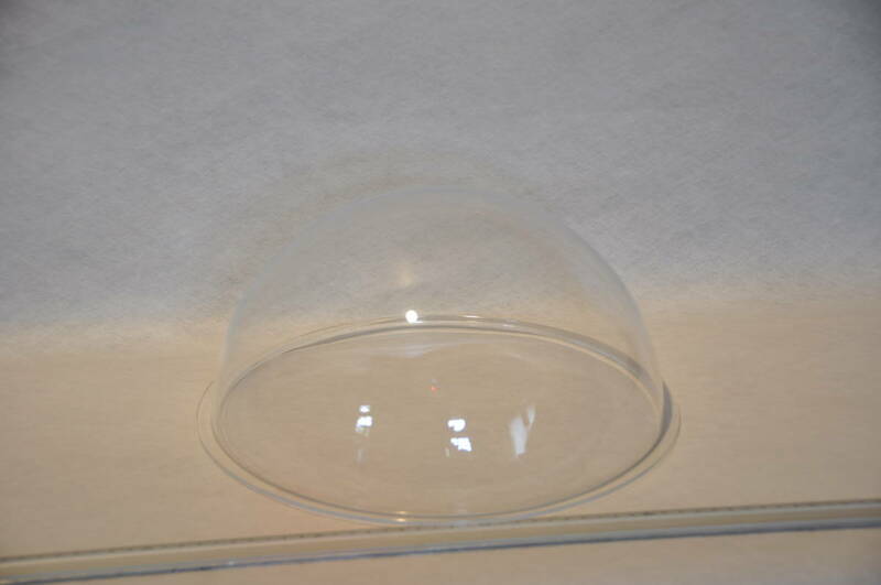 ｛送料無料｝アクリルドーム　半円　クリア　半球 300mm 透明 クリア カバー ディスプレイ プラスチック 樹脂 DIY 2.8mm厚 フランジ付き