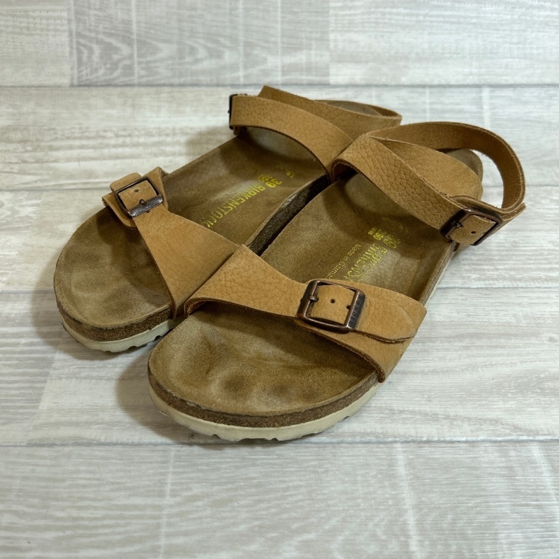 BIRKENSTOCK/ビルケンシュトック/ISIS/アイシス/25.0cm/レザー/ライトブラウン/レザーストラップサンダル/ユニセックス