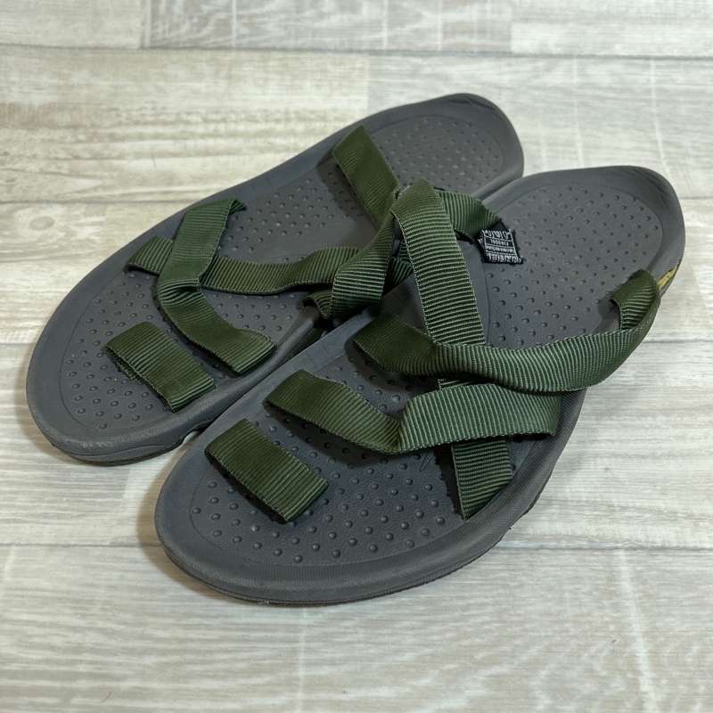 Teva/テバ/6518/Hurricane/ハリケーン/Strappy Slip On Slide Sandals/ストラップ/スライドサンダル/25.0cm/オリーブ